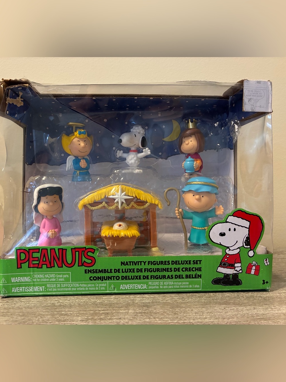 Peanuts Snoopy Christmas Nativity Figures Set in Box 2023 by Just Play
